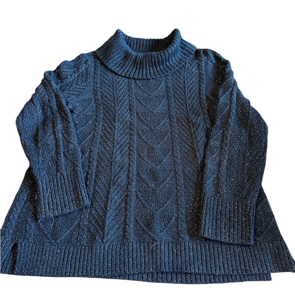 CJ Banks size 1x cowl neck sweater